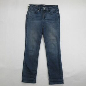 NYDJ Womens Jeans Size 4 Blue Sheri‎ Slim Stretch Denim